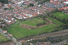 Aerial view of Sleaford Castle location.jpg