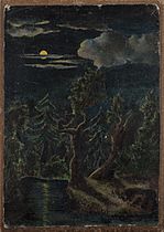 Akseli Gallen-Kallela - Moonlit Landscape