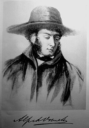 Alfred Domett by George Lance (reproduction of water colour of 1836)