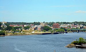 Skyline of Bangor in August 2017