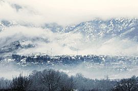 Naousa under snow