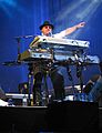 David Paich behind his keyboards