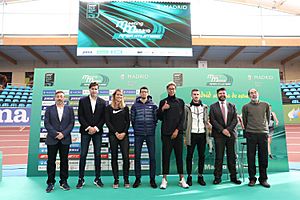 El mejor atletismo del mundo, en la pista cubierta municipal de Gallur 06