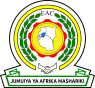 Emblem of    East African Community   Jumuiya ya Afrika Mashariki  (Swahili) Communauté d'Afrique de l'Est  (French) 