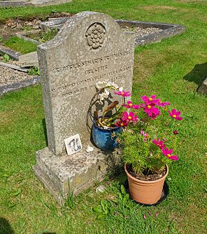 F Trueman grave