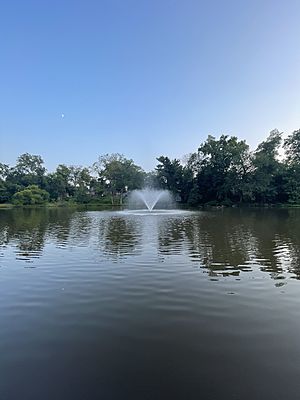 Fountain At Duck Pond