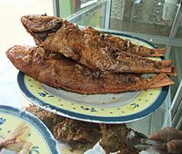 Goreng ikan merah Palopo