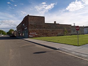 Business district in Kulm