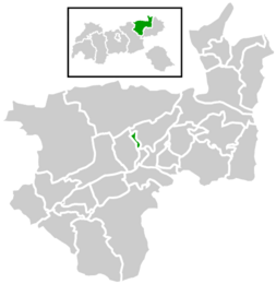 Location within Kufstein district