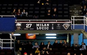 Milan Lucic Giants Ring of Honour