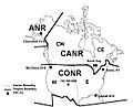 NORAD Region-Sector Map