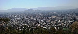 View of Recoleta from the San Cristóbal Hill.