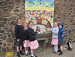 Well dressing in Malvern