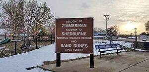 Zimmerman MN weclome sign