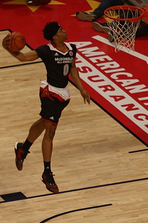 20160330 MCDAAG Miles Bridges dunk (1)