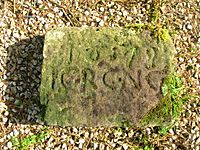 Achinbathie Tower inscribed stone