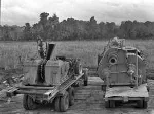 Back View of Trucks