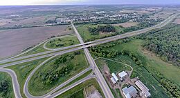 Bangor view from interstate 90