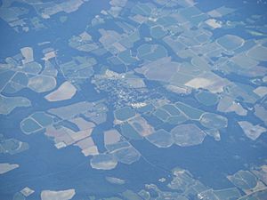 Berlin GA from airplane