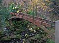 Bonnington iron bridge river clyde