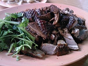 Braised duck teochew