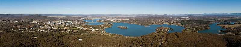 Canberra From Black Mountain Tower