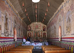 Cariquima iglesia interior