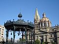 Catedral y kiosco