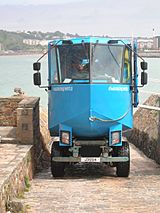 Charming Betty ascending the slipway at Elizabeth Castle