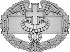 Combat Medical Badge, 1st award.svg