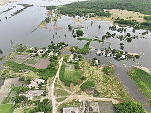 Flood in Kherson Oblast, 2023-06-10