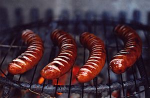 Grilled kielbasa