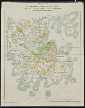 Helsingfors Map 1776-1777