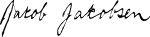 Jakob Jakobsen Signature.svg