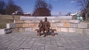 Lincoln statue at Tredegar Iron Works