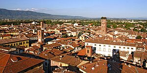 Lucca veduta TorreOrologio2