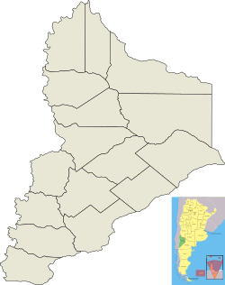 Chorriaca is located in Neuquén Province