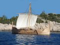 Megiste-Bronze Reconstruction of a Mycenaean ship