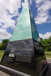 Monument in 'Black Gold' Park, Glenpool OK