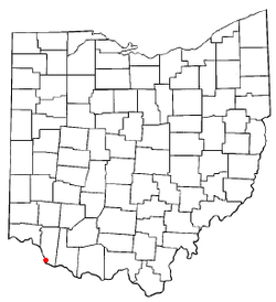 Location of Moscow, Ohio