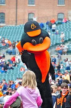 Orioles Mascot