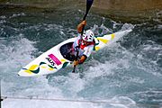 Slalom canoeing 2012 Olympics W K1 AUS Jessica Fox