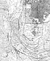 Valley of Hinnom Wadi er Rababi 1865 Ordnance Survey of Jerusalem Old City full map (cropped)