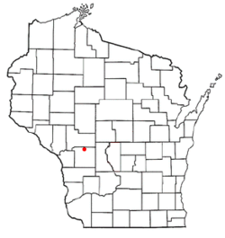 Location of Grant, Monroe County, Wisconsin