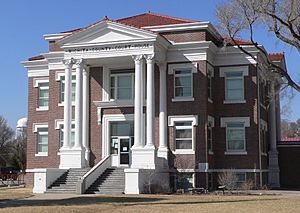 Wichita County, Kansas courthouse from NE 2