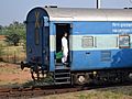 An Indian Railways woman guard