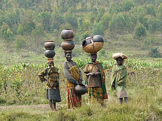 Batwa women in Burundi