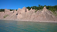 Chimney Bluffs Lake Ontario