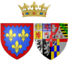 Coat of arms of Marie Joséphine Louise of Savoy as Countess of Provence.png