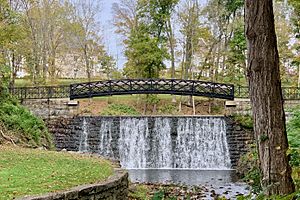 Dam and footbridge, Blair Academy, NJ